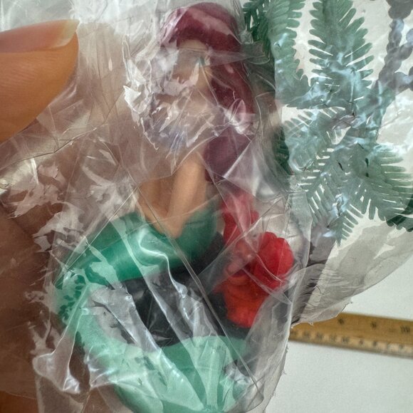 Sealed Vtg 1990s Little Mermaid w Sebastian Applause Cake Topper w 2 Palm Trees - Picture 4 of 10